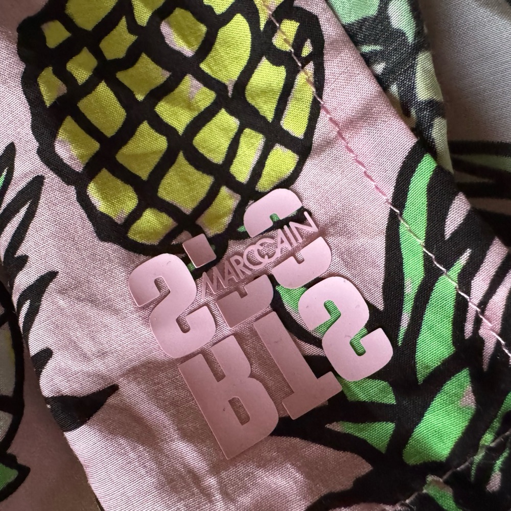 Marc Cain Pink Pineapple Print Dress - Picture 9 of 11